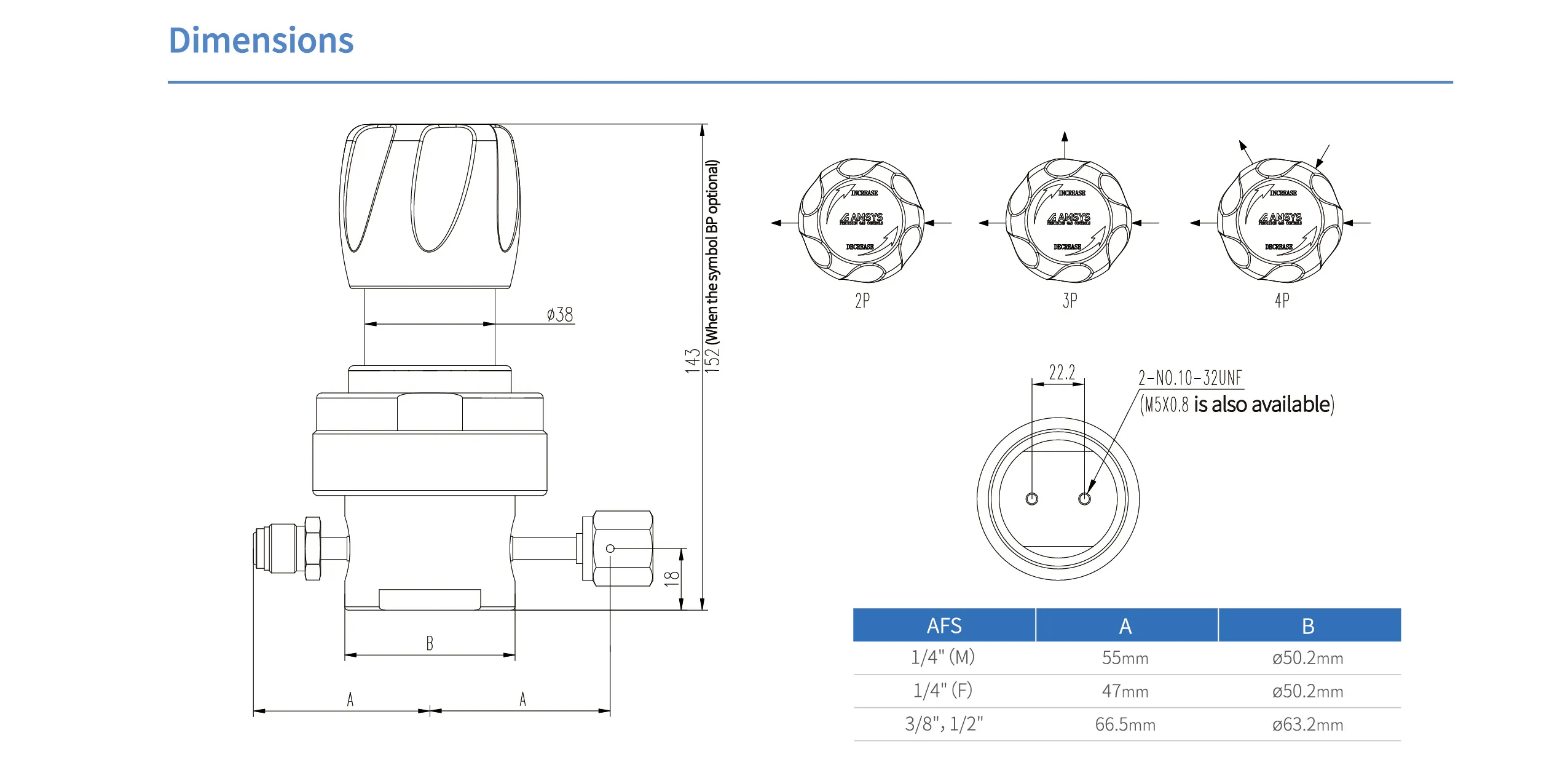 Регулятор AMFLO UHP AU24 Материал: Код ZS (Body,Gland-SUS316L;Poppet, Nozzle,Diaphragm-Hastelloy®C-22; Seat: PCTFE) ; Поверхность 0.13 um; 3х портовый с манометром, вх. давл. 159 бар, CV-0.45