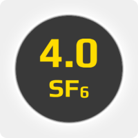 Элегаз (SF6) 4.0 (99,99%) в баллоне сталь  5л, наполнение 5кг., соединение W 21,8 (DIN 6)